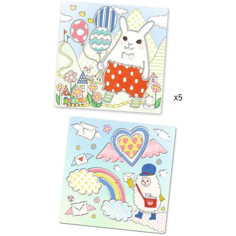 Набор трафаретов Сказочный мир, 5 шт