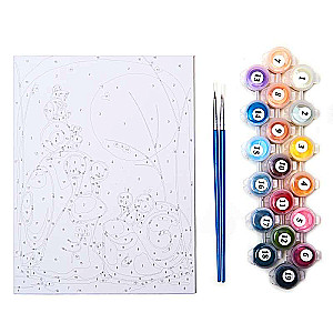 Paint by numbers - Palm Trees at Sunset