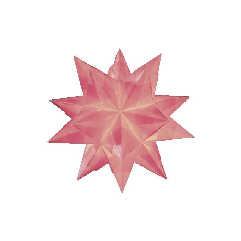 Креативная бумага FOLIA  Bascetta star, 20x 20см / 32 страницы, красная