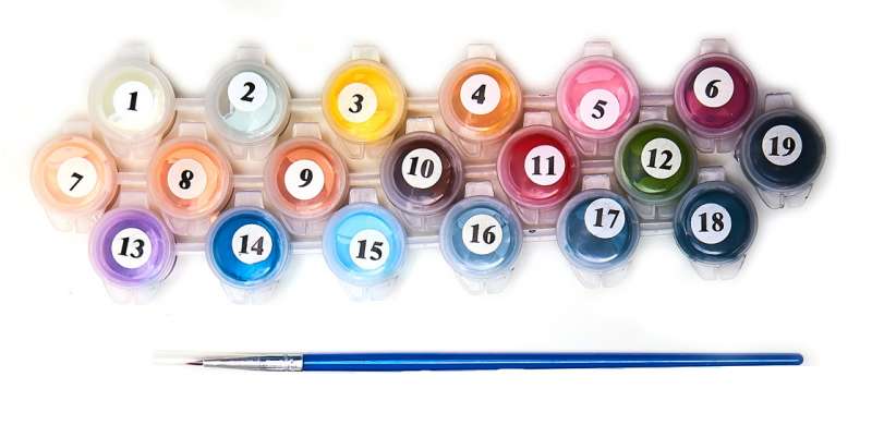 Paint by numbers - Paradise Island