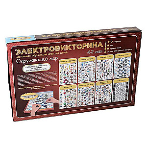 Stalo žaidimas - Elektrinė viktorina. Aplinkinis pasaulis