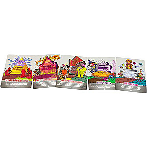 Board game - Epic Battles of Battle Wizards. Commotion in the Halls of Passion