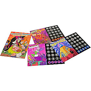 Board game - Epic Battles of Battle Wizards. Commotion in the Halls of Passion