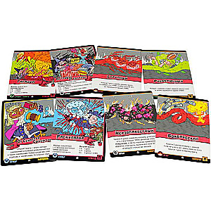 Board game - Epic Battles of Battle Wizards. Commotion in the Halls of Passion