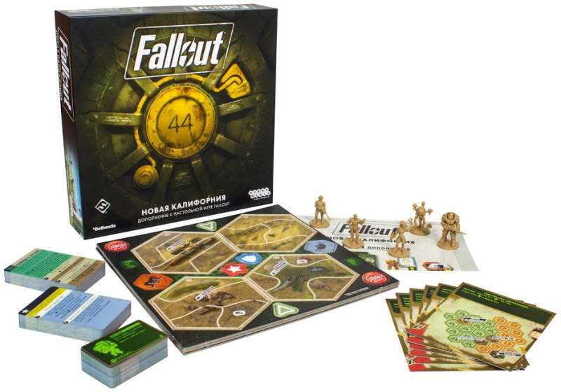 Board Game - Fallout. New California (Expansion)