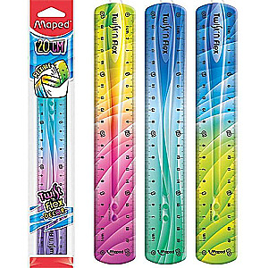 MAPED Twist'n Flex Ruler 20cm Decor, assorted