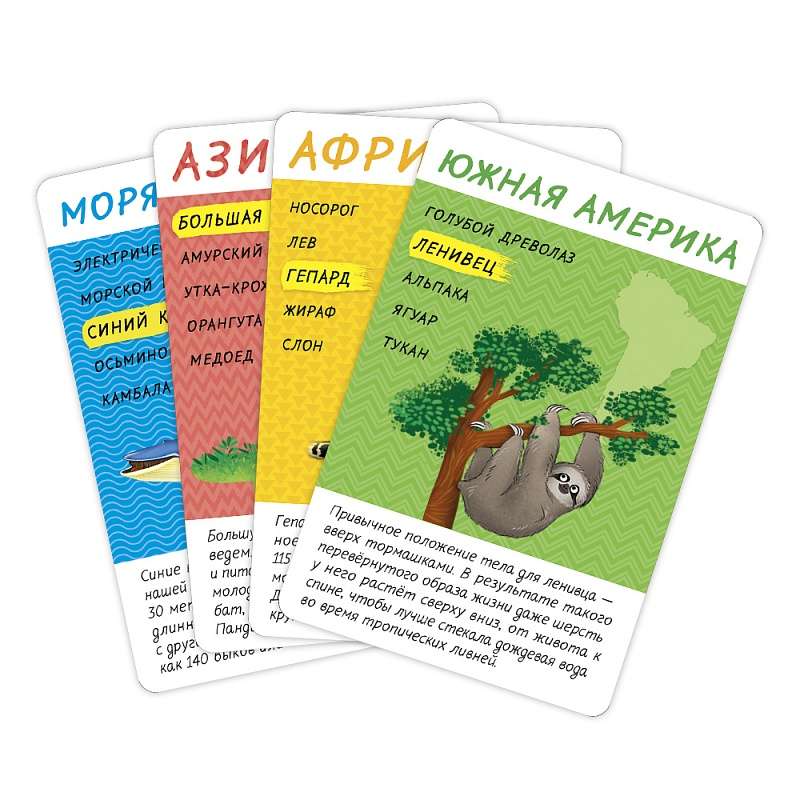Настольная игра Спроси меня - кто где живет?