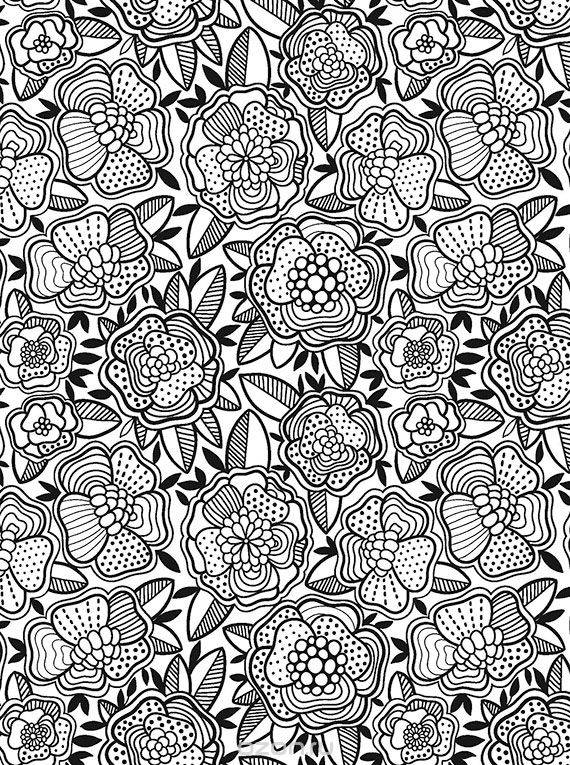 Волшебные цветы. Рисуем для отдыха и релаксации