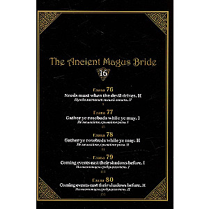 The Sorcerer's Bride. Volume 16