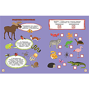 In the Animal World. Games, Mazes, and Amazing Facts