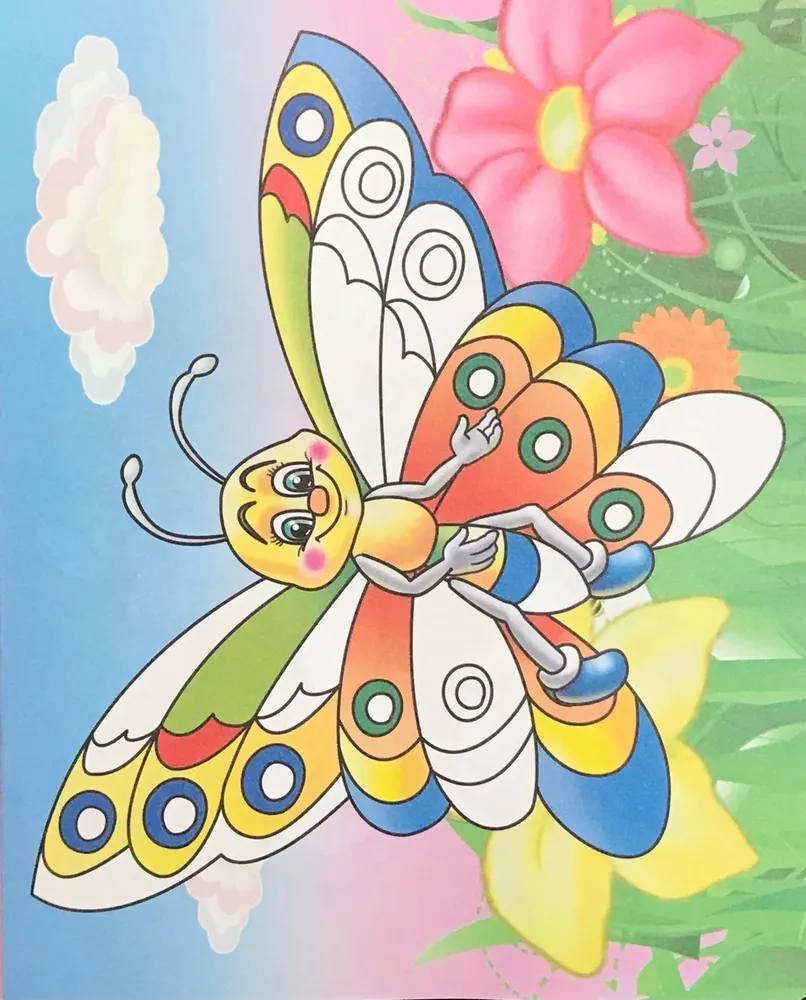 Applications for toddlers aged 3-5. Butterflies