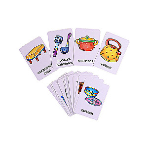 Development Cards for Toddlers "My First Words" (36 Double-Sided Cards)