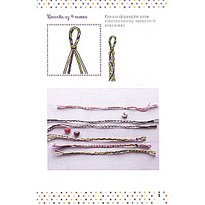 Bijouterie. Learn to weave bracelets and friendship bands from threads