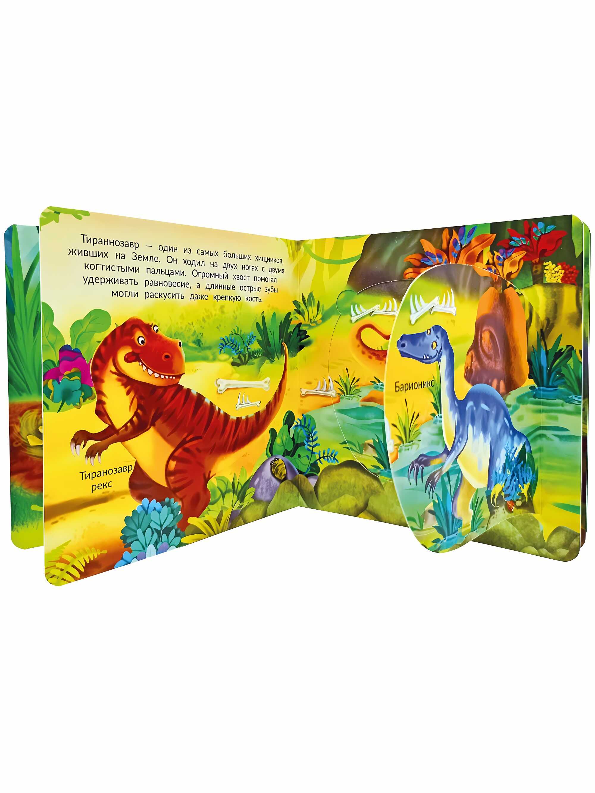 Book with Double Windows DINOSAURS