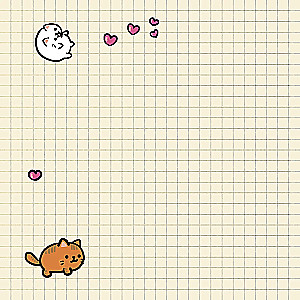Notebook with Cats. Warm Cats Fulfill Dreams (blue)