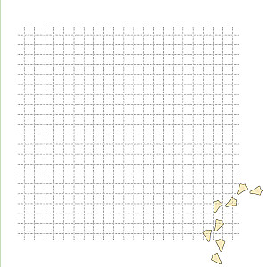 Cool Notebook with Geese (Yellow-Mint)