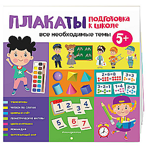Posters. Preparation for School. All Necessary Topics