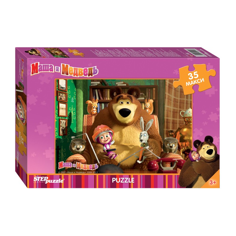 Puzzle Mosaic 35 MAXI Masha and the Bear