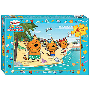 Mosaic puzzle 35 MAXI Three Cats