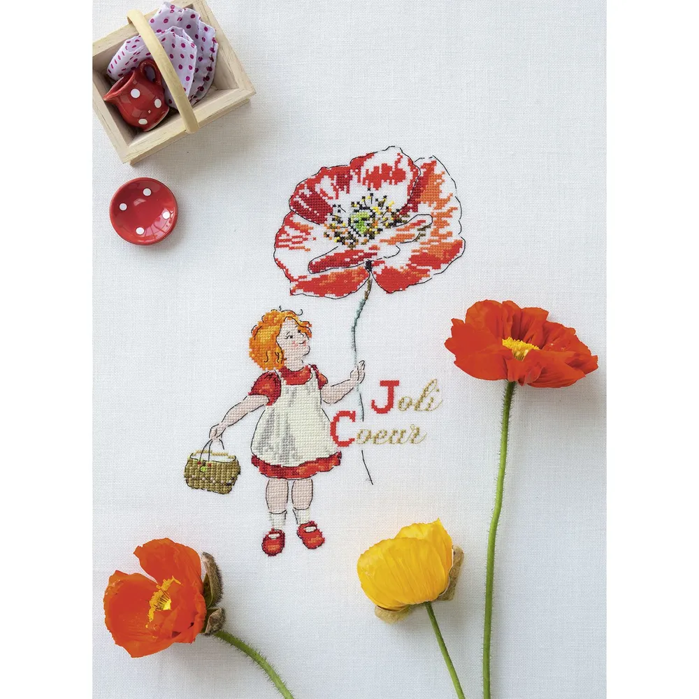 French Cross Stitch. Floral Fantasies by Hélène Le Berre.