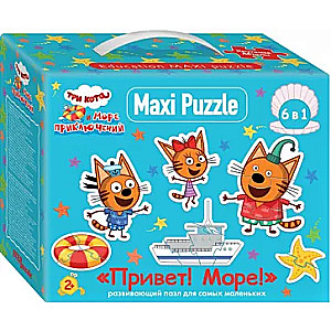 Mosaic puzzle 6in1 Three Cats