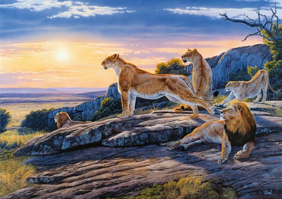 Mosaic puzzle 1000 Before the Hunt