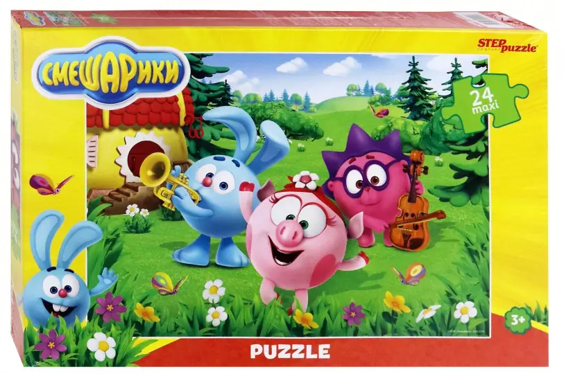 Mosaic puzzle maxi 24 Smeshariki