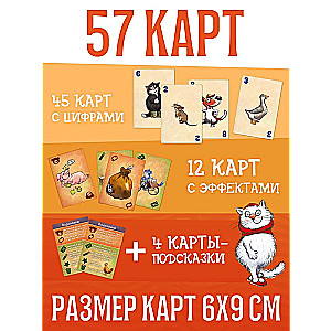 Bluff Board Card Game. KotoFeyevka Village