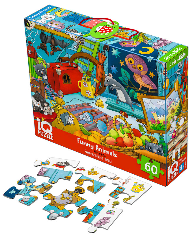 IQ Puzzle with Development Game: Funny Animals
