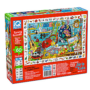 IQ Puzzle with Development Game: Funny Animals
