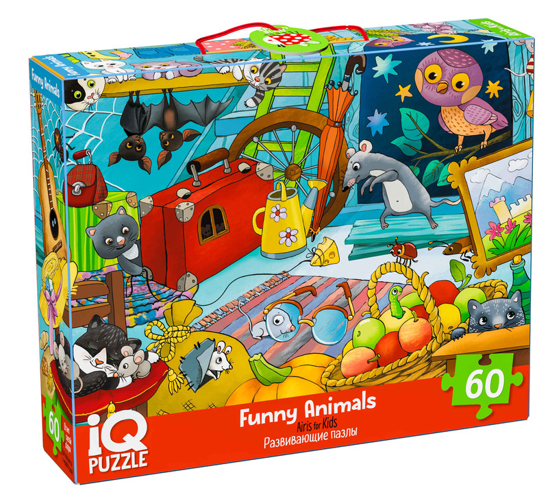 IQ Puzzle with Development Game: Funny Animals