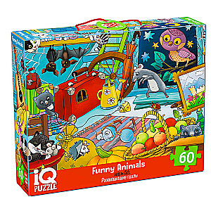 IQ Puzzle with Development Game: Funny Animals