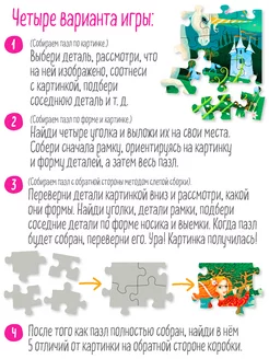 IQ Puzzle with Differences: Fairy Princess.