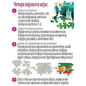 IQ Puzzle with Differences: Fairy Princess.