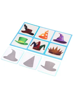 Plastic Lotto for Toddlers: In the Wizard's Castle. Matching Silhouettes