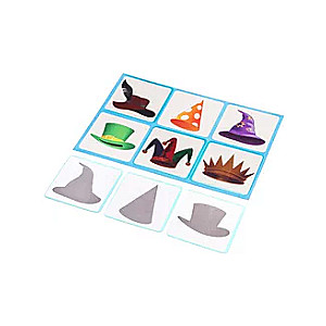 Plastic Lotto for Toddlers: In the Wizard's Castle. Matching Silhouettes