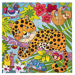IQ Puzzle MAXI 20 pcs. Leopard in Bright Jungles