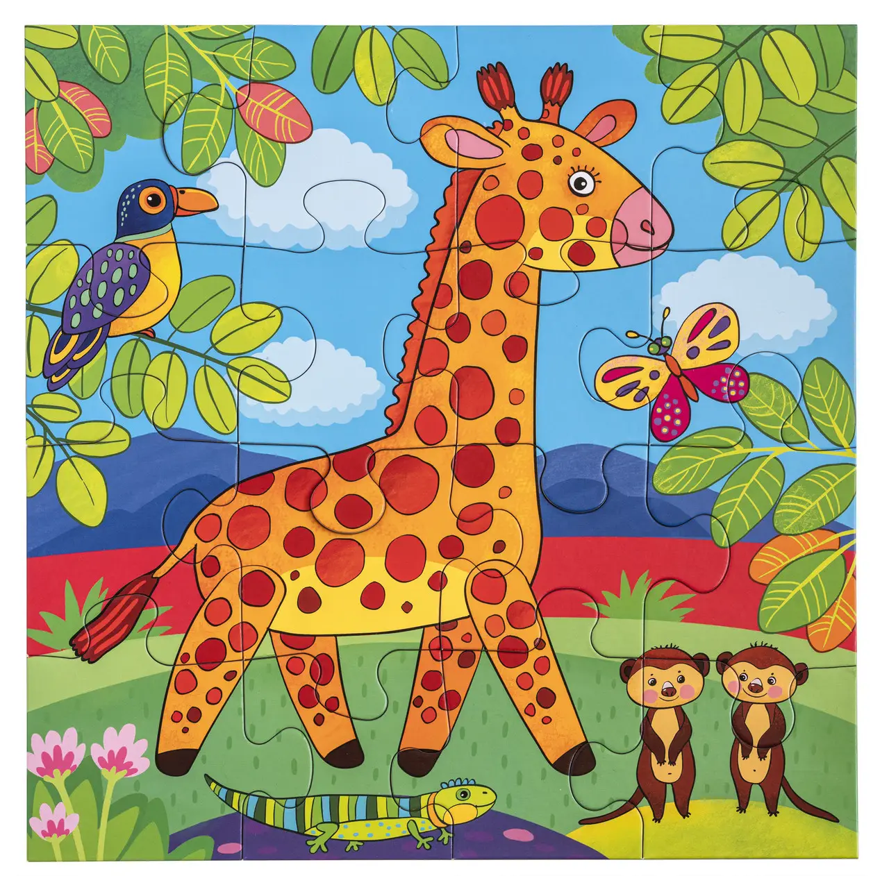 IQ Puzzle MAXI 16 pcs. Giraffe Tosha