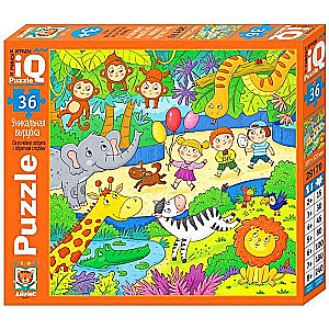 IQ Puzzle for Toddlers 36 pcs. Here is the Zoo