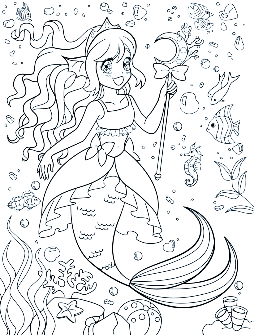 Anime World: Coloring Book