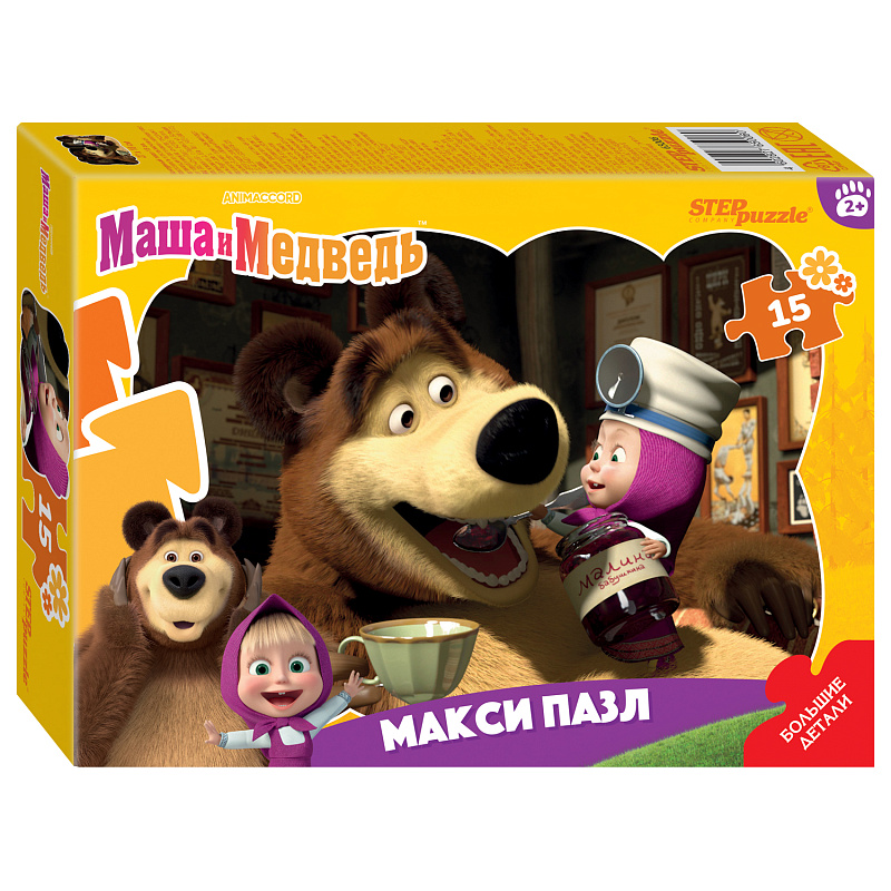 Puzzle maksi: Masha i Niedźwiedź