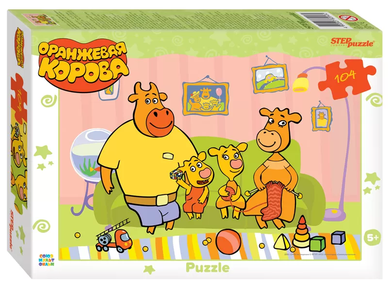 Puzzle 104 Orange Cow