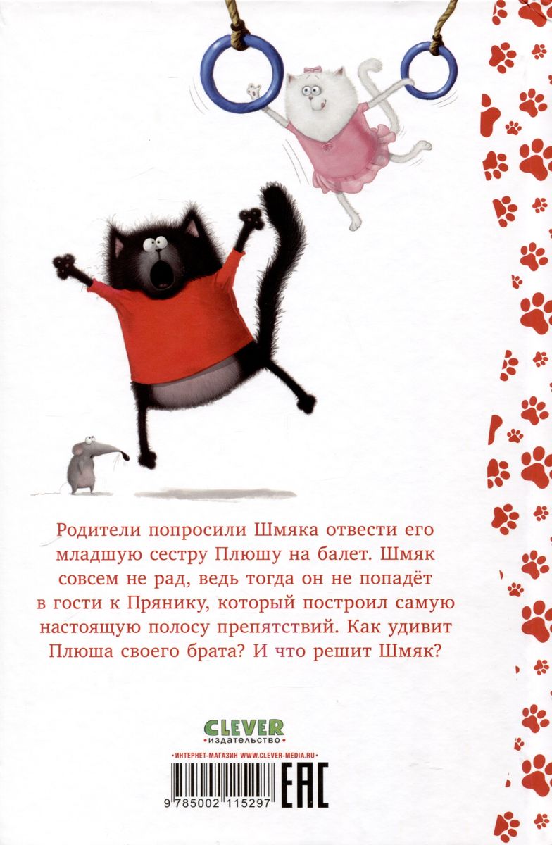 Kitten Shmyak - a caring brother