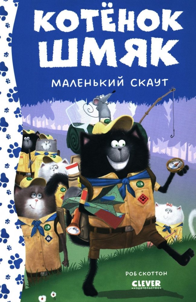 Kitten Shmyak - a little scout