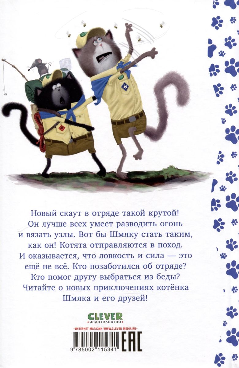 Kitten Shmyak - a little scout