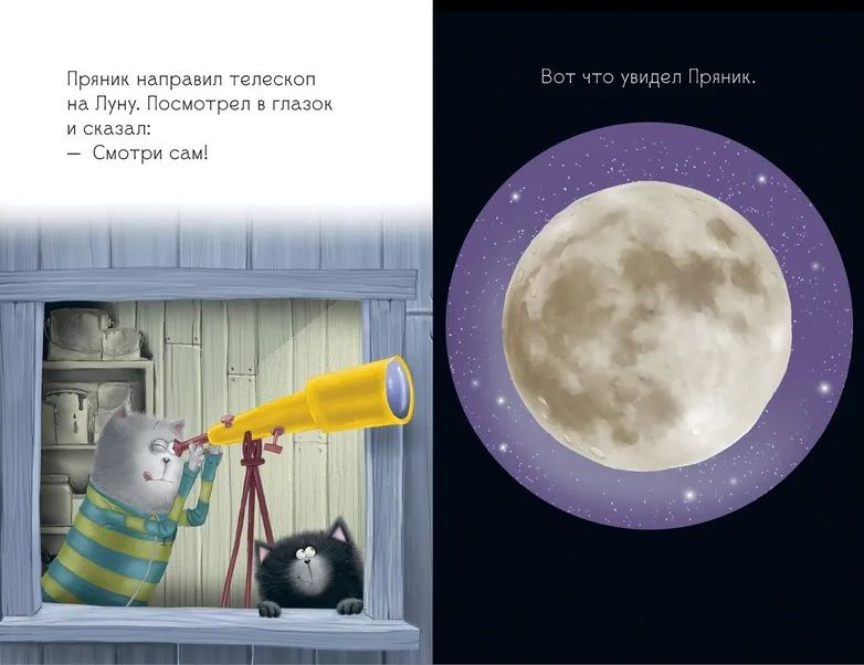 Kotek Szmyk i księżycowy kot