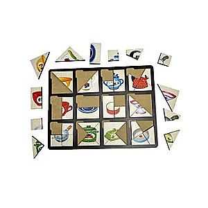 Developing Board Assemble the Square. Dishware