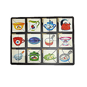 Developing Board Assemble the Square. Dishware