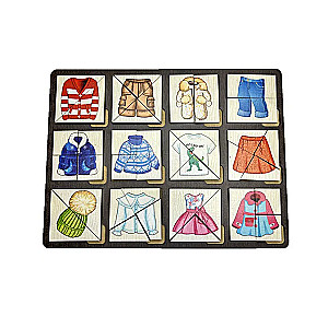 Developing Board Assemble the Square. Clothing
