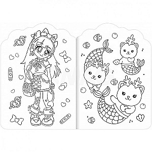 Super Coloring Book with Favorite Characters. Anime